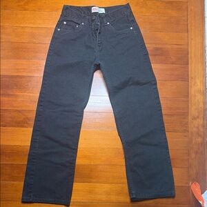 Levi's Black Straight-Leg Men's Jeans